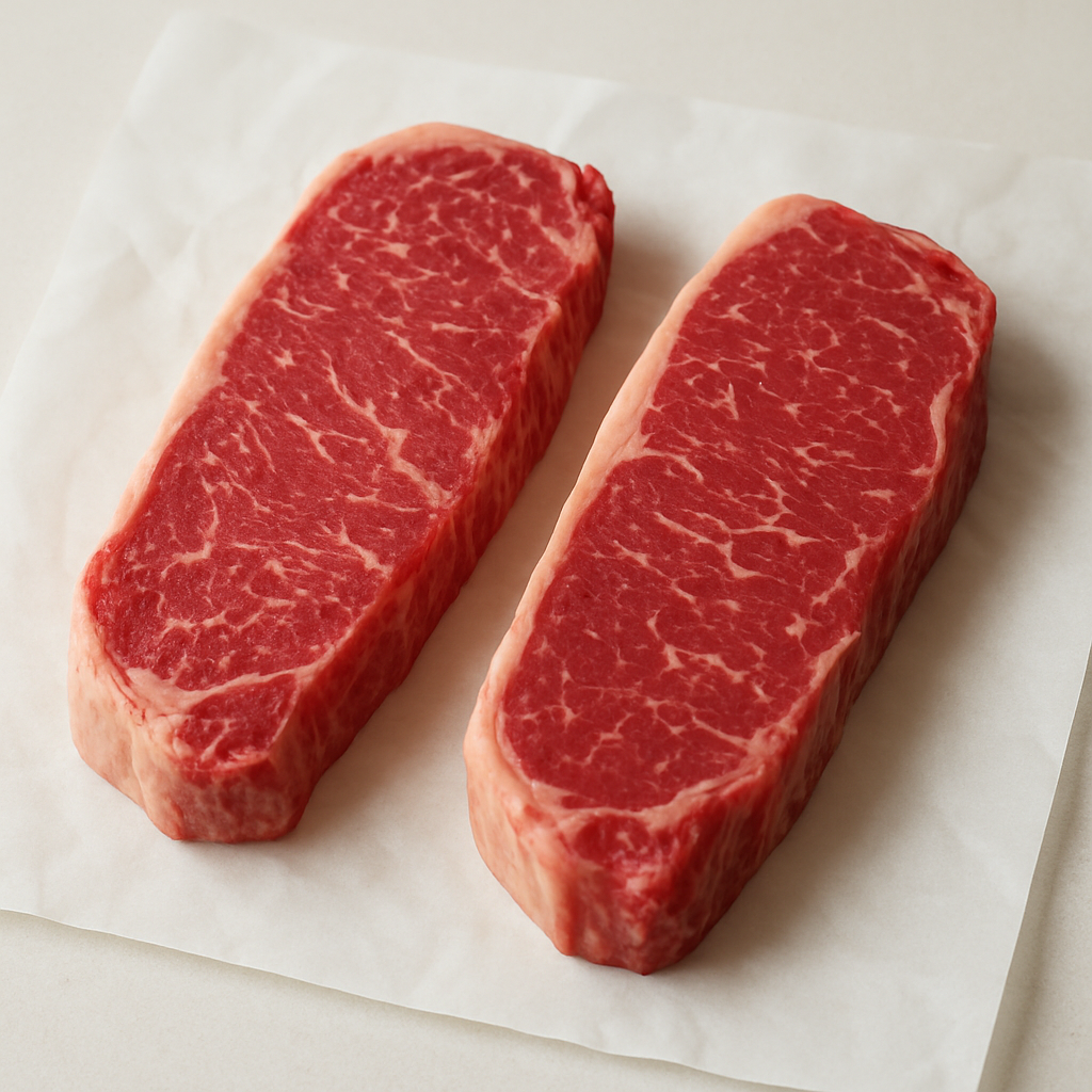 Beef New York Strip Steaks
